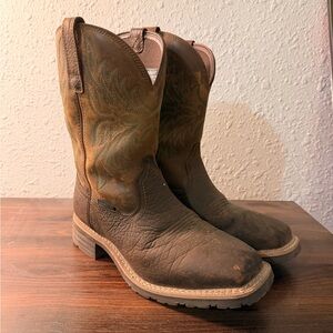 Ariat Hybrid Rancher BOA men’s leather boots. Size 9